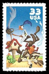 PCBstamps   US #3392a 33c Road Runner/Wile Coyote, MNH, (5)