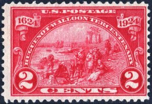 SC#615 2¢ Huguenot-Walloon Issue (1924) MLH