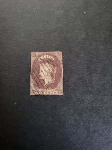 Stamps Ceylon Scott #6A used