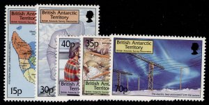 BRITISH ANTARCTIC TERRITORY QEII SG307-311, 1999 Survey set, NH MINT. Cat £17.