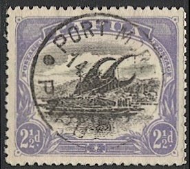 PAPUA 1910 Sc 44, Used VF 2-1/2d  SOTN  PORT MORESBY postmark/cancel