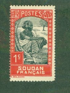 FRENCH SUDAN 61 MH BIN $0.50