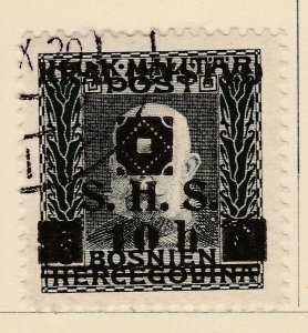 A5P62F90 Yugoslavia Bosnia and Herzegovia 1919 optd 10h on 6h used