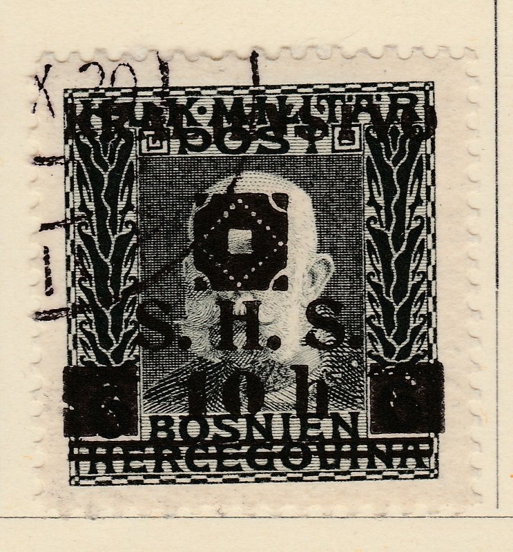 A5P62F90 Yugoslavia Bosnia and Herzegovia 1919 optd 10h on 6h used