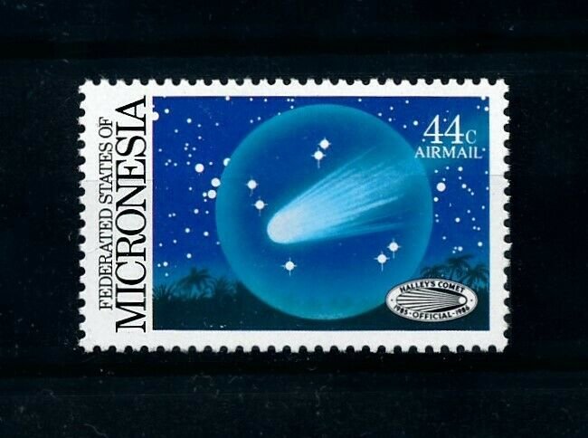 [102295] Micronesia 1986 Space travel weltraum Halley comet From set MNH