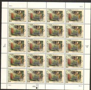 US #3338 Mint Sheet Fredrick Olmstead 