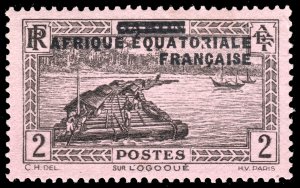 French Equatorial Africa #2  MNH - Stamp of Gabon Overprinted (1936)