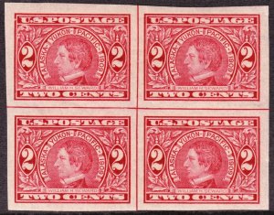 US 371 2c Alaska-Yukon-Pacific Mint Centerline Block of 4 XF OG H SCV $160