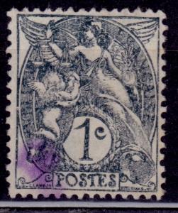 France 1900, Liberty, Equality, Fraternity, 1c, sc#109, used