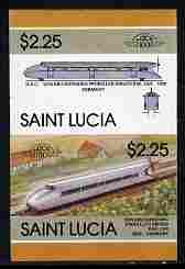 St Lucia 1986 Locomotives #5 (Leaders of the World) $2.25...