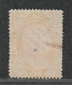 US Sc#38 Used/F, Red Cancel-Sm. Thin At Right, Cv. $475