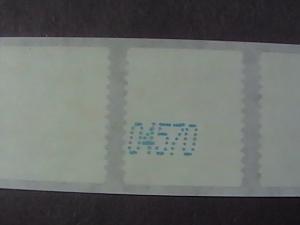 U.S.# 4157-MINT/NH-PLATE # COIL STRIP OF 5(V#222)---USA-STARS AND STRIPES --2007