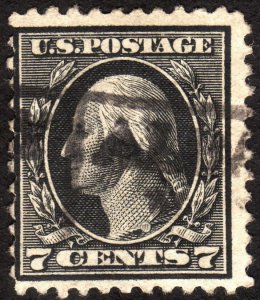 1917, US 7c, Washington, Used, Sc 507