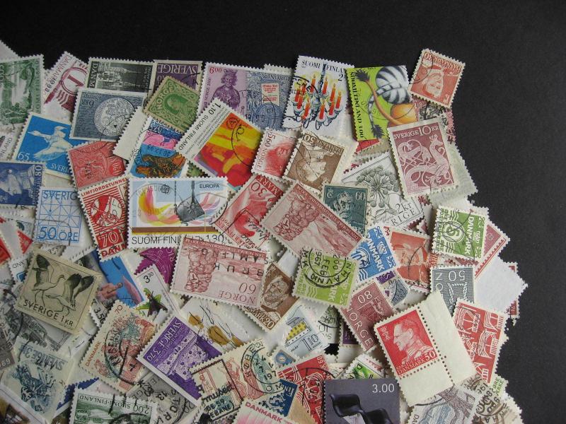 SCANDINAVIA mixture(duplicates,mixed cond) 1000 old,new,large,small,mostly older