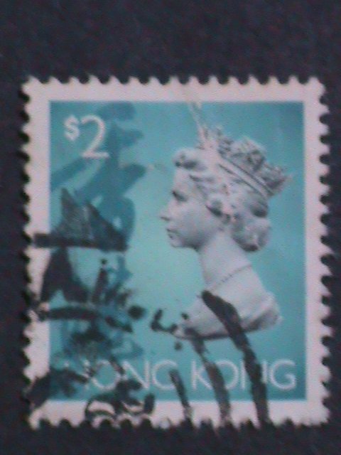 ​HONG KONG-CHINA 1992 SC# 651A QUEEN ELIZABETH II STAMP- USED VERY FINE