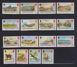 Isle of Man 12-27 Set MNH Various (B)