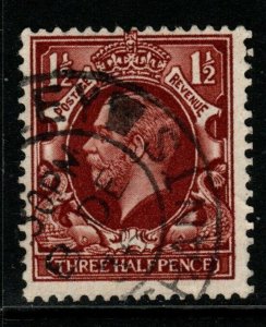 GB SG441wi 1934 1½d RED-BROWN WMK INVERTED FINE USED