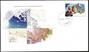 Canada 2006 Atlas of Canada Maps Mi.2344 FDC