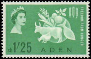 Aden #65, Complete Set, 1963, Food, Hinged