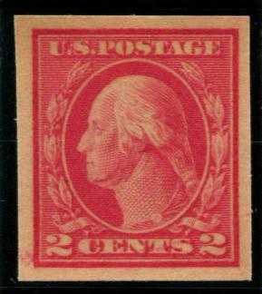 482 US 2c Washington imperf, MNH cv $2.50