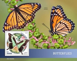 Sierra Leone - 2019 Butterflies - Stamp Souvenir Sheet - SRL190208b