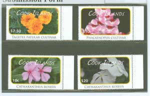 Cook Islands #1305-1322  Single (Complete Set) (Flora) (Flowers)
