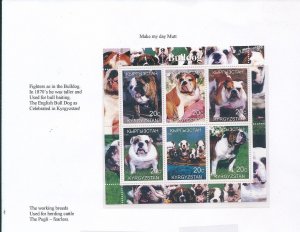 FAROES Georgia GB kampuchea Laos DOGS MNH used (Apx 90+ items) KRA028