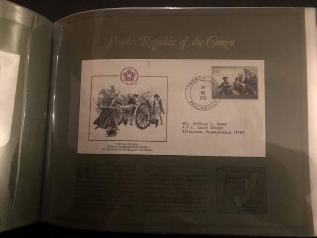 1776- 1976 Beautiful American Revolution Bicentennial First Day Covers