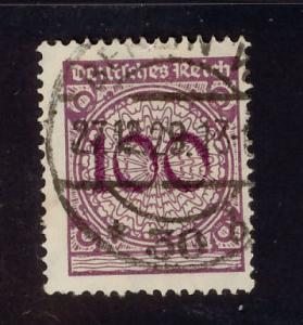 Germany Sc# 328 100pf brown violet circle used