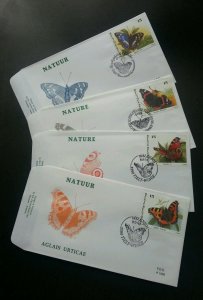 Belgium Butterflies & Moth 1993 Insect (stamp FDC)