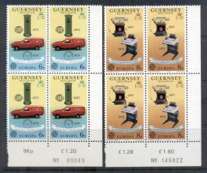 Guernsey 1979 Europa, Postal Service Blk4 MUH