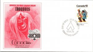 Canada 1976 FDC - Iroquois - Brantford - F78825