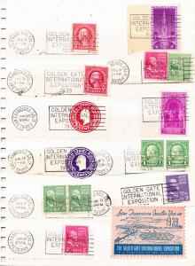 US,NICE LOT.GOLDEN GATE EXPOSITION