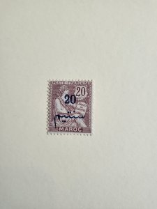 Stamps French Morocco Scott #32 h