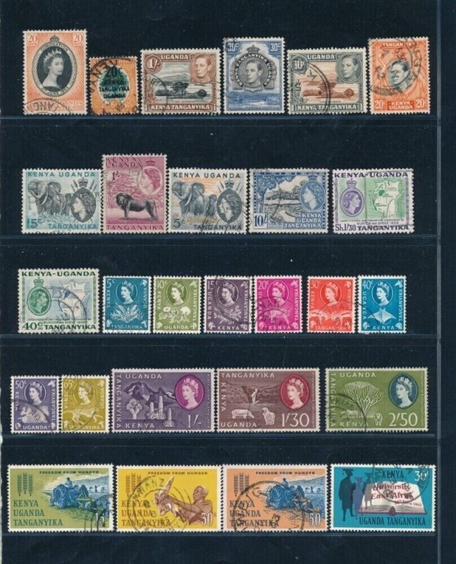 D388053 British KUT Nice selection of VFU Used stamps