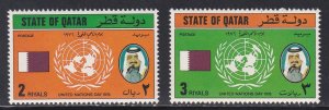 Qatar # 506-509, United Nations Day, NH, 1/2 Cat.