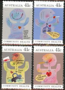 AUSTRALIA Scott 1170-3 MNH** 1990 High Community Health set