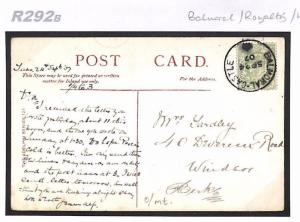 R292b 1907 GB Scotland Balmoral Castle Berkshire Windsor Royalty Skeleton