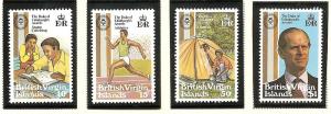 British Virgin islands 1981  set  MNH S.C. 409-412