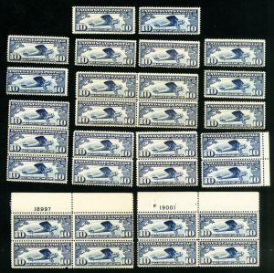 US Stamps # C10 F-VF OG NH Lot of 30 Catalog Value $375.00