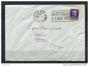 Italy 1931 Cover to Firense Single Usage