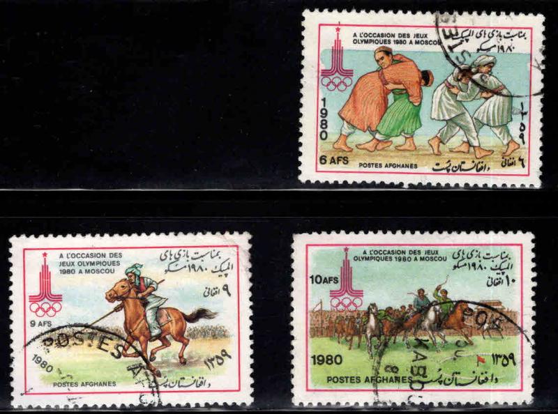 Afghanistan Scott 977-979  Used stamps