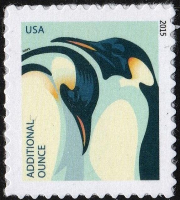 SC#4989 (22¢) Penguins Single (2015) SA