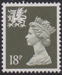 WMMH33 Wales Machin MNH