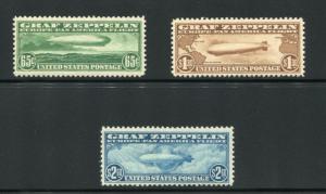 UNITED STATES C13-15 MINT VF, TOP 2 NH C13 LH, VF