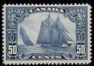 CANADA #158, 50¢ Bluenose, og, VLH, VF, Scott $225.00