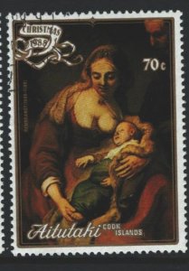 Aitutaki Sc#424 Used