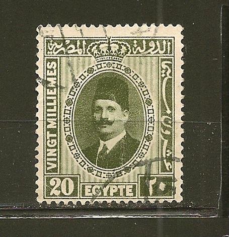 Egypt 142 King Fuad Used