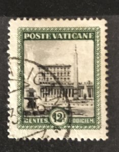 Vatican City 1933 #21, Used, CV $.25