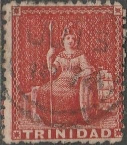 Trinidad,  #48 Used  From 1864-72